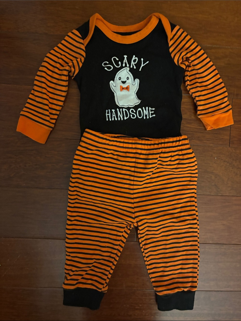 Halloween Baby Set - Orange & Black